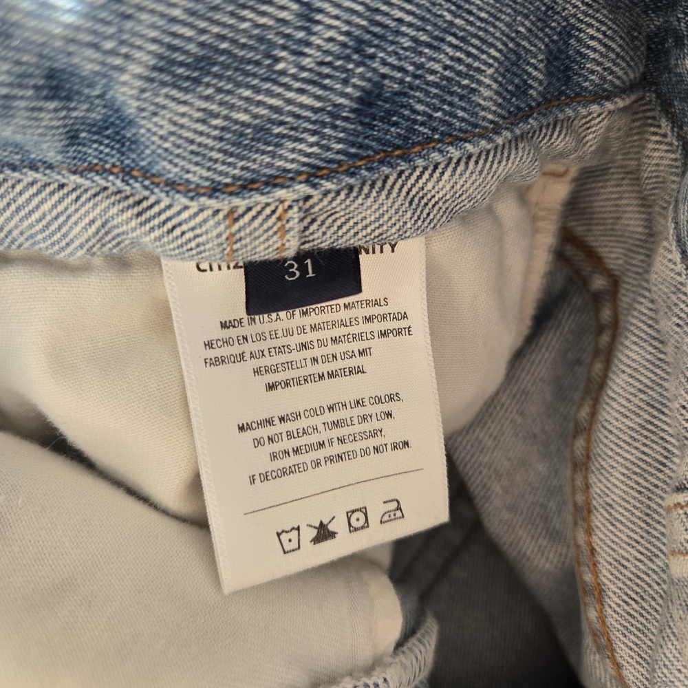 Citizens Of Humanity Wide Leg Pleated Jeans - Picture 5 of 5